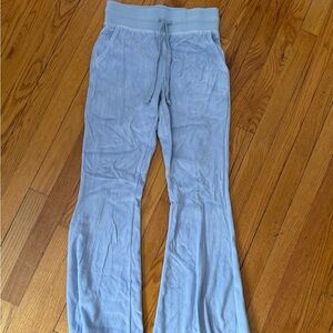 Aerie Sky Blue Velour Lounge Pants